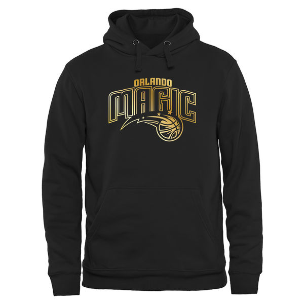 Orlando Magic Gold Collection Pullover Hoodie Black - Click Image to Close