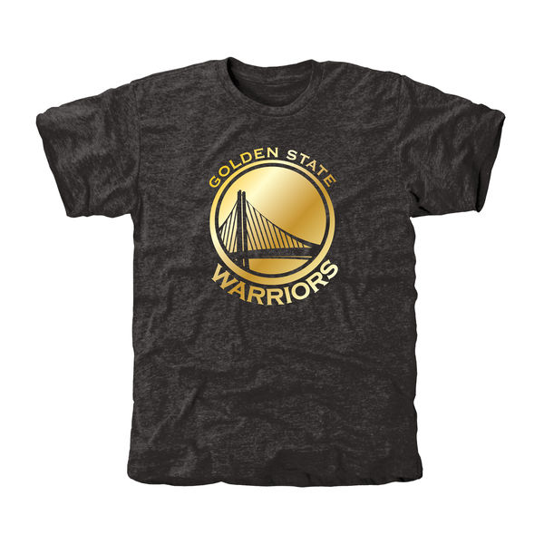 Golden State Warriors Gold Collection Tri Blend T-Shirt Black
