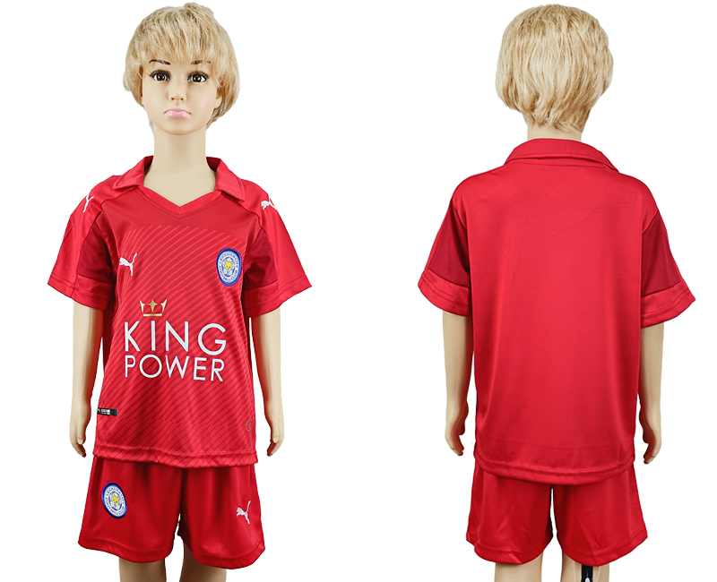 2016-17 Leicester City Away Youth Soccer Jersey