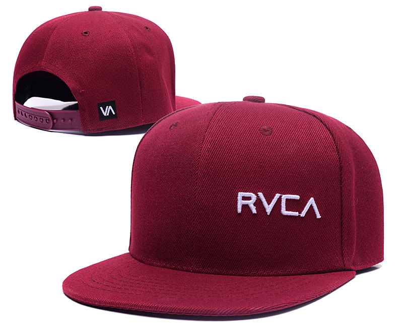 RVCA Fresh Logo Red Fashion Adjustable Hat