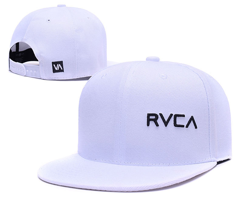 RVCA Fresh Logo White Fashion Adjustable Hat3