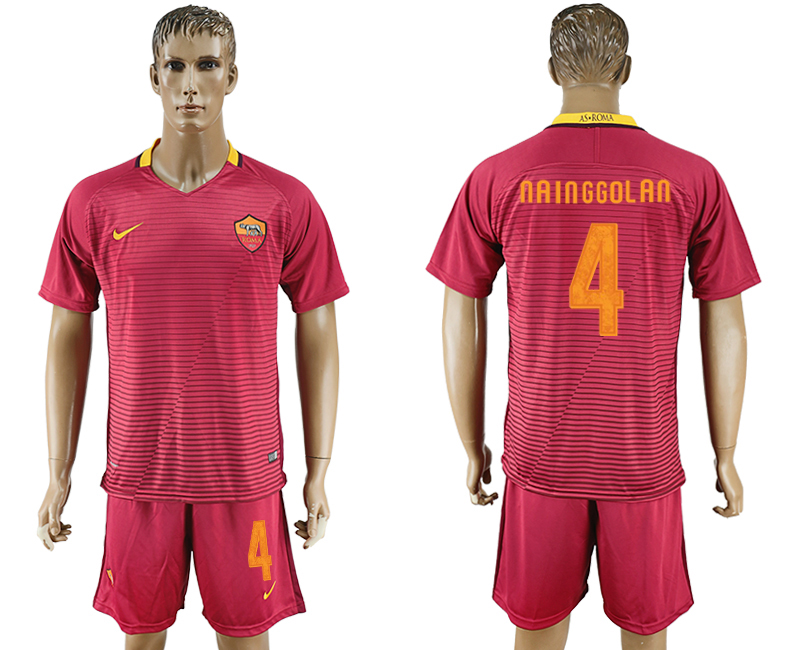 2016-17 Roma 4 NAINGGOLAN Home Soccer Jersey