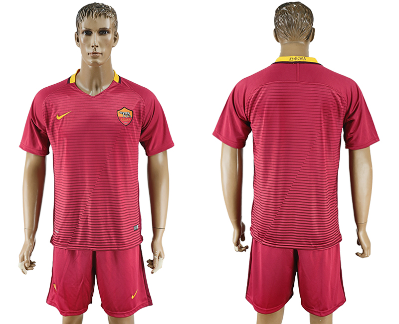 2016-17 Roma Home Soccer Jersey