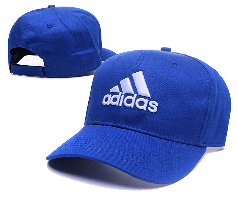 Adidas Fresh Logo Blue Sports Adjustable Hat GS
