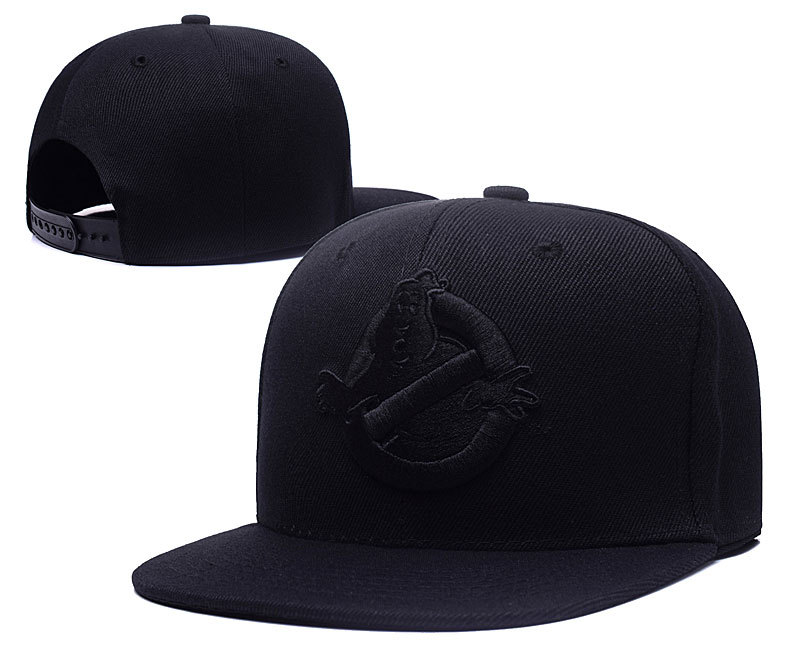 Ghostbusters Logo Black Adjustable Hat LH3