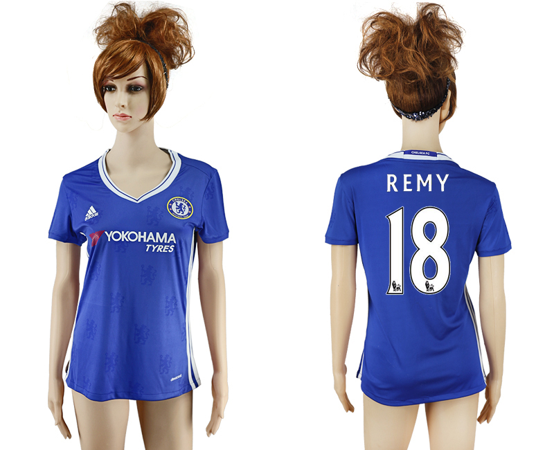 2016-17 Chelsea 18 REMY Home Women Soccer Jersey