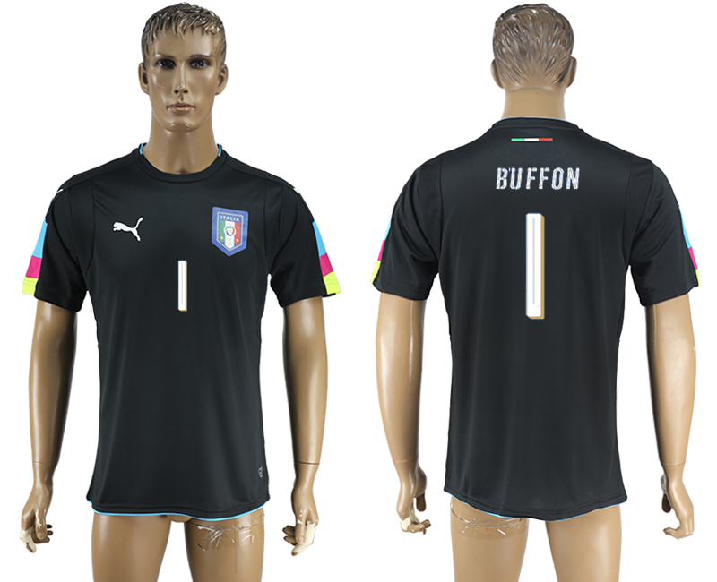 Italy 1 BOFFON Goalkeeper UEFA Euro 2016 Thailand Jersey