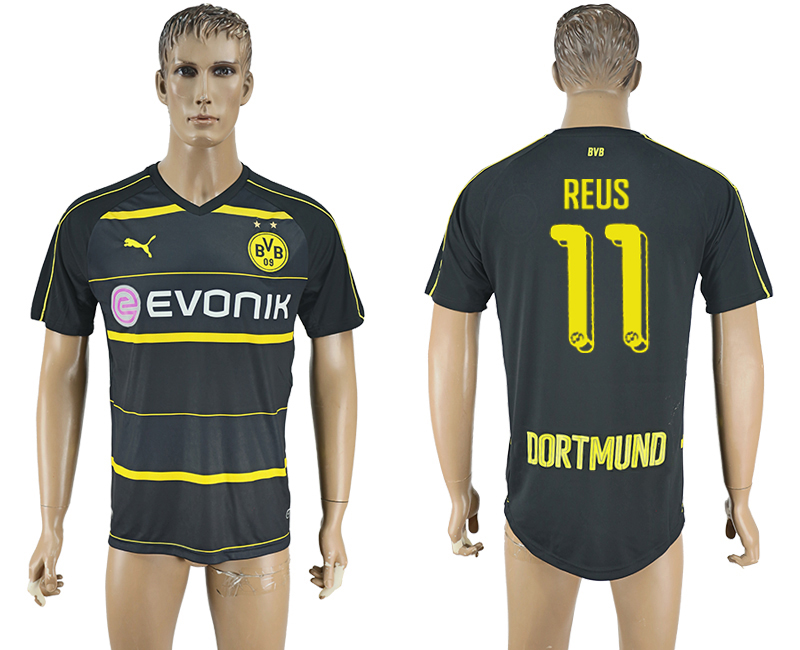 2016-17 Dortmund 11 REUS Away Thailand Soccer Jersey