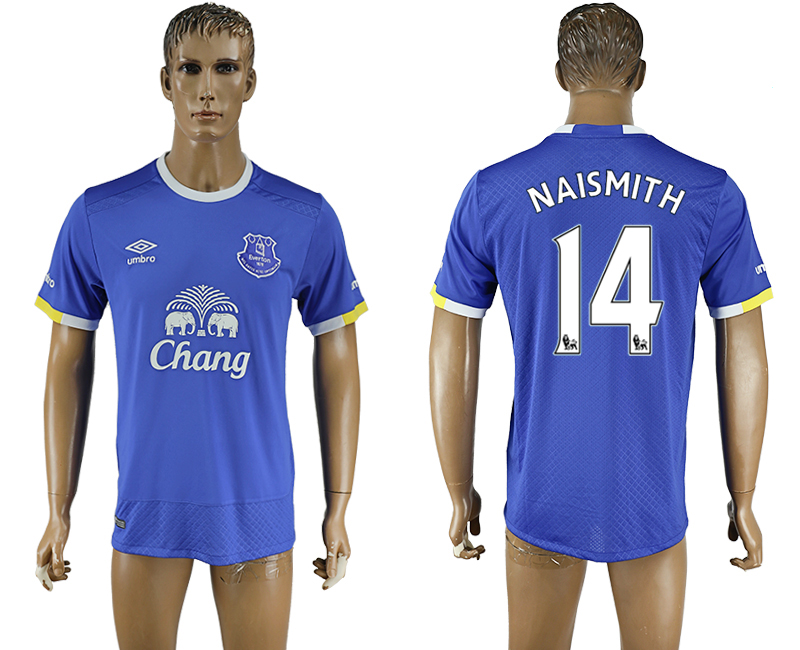 2016-17 Everton 14 NAISMITH Home Thailand Soccer Jersey