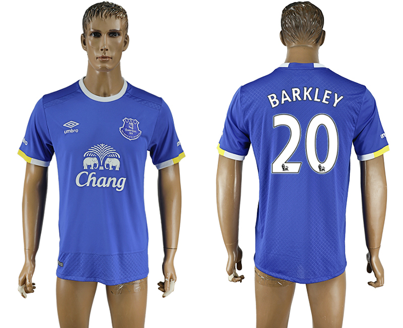 2016-17 Everton 20 BARKLEY Home Thailand Soccer Jersey