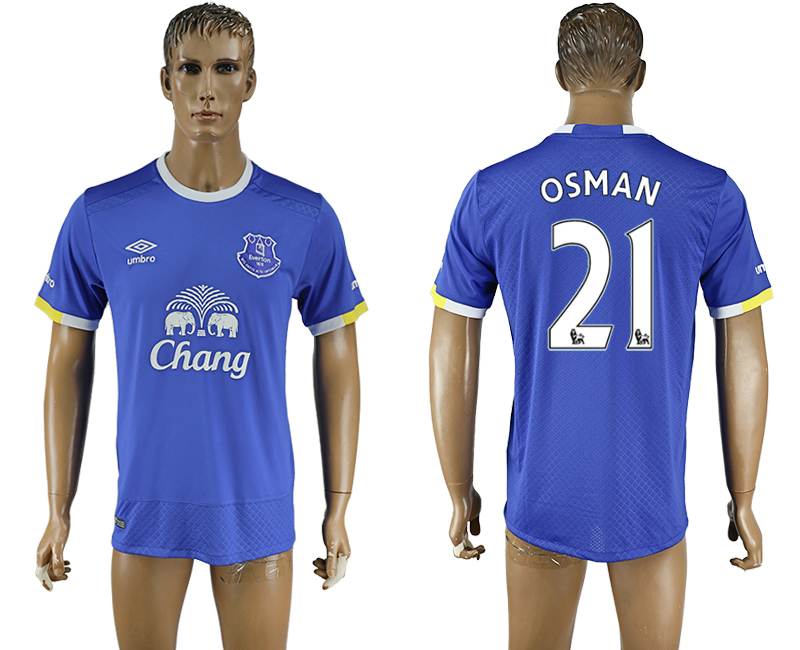 2016-17 Everton 21 OSMAN Home Thailand Soccer Jersey