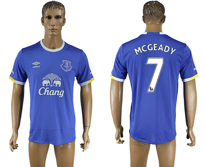 2016-17 Everton 7 MCGEADY Home Thailand Soccer Jersey