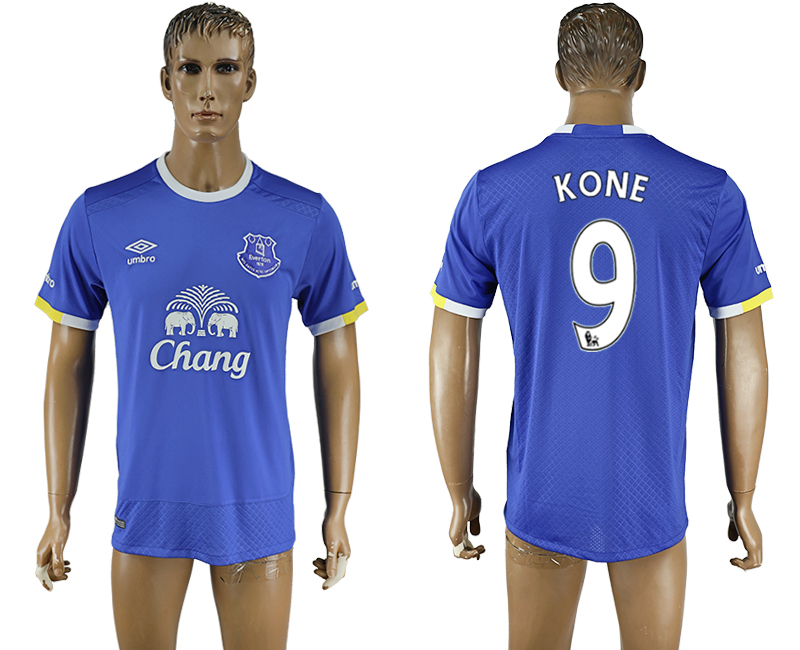 2016-17 Everton 9 KONE Home Thailand Soccer Jersey