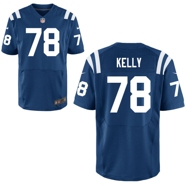 Nike Colts 78 Ryan Kelly Blue Elite Jersey