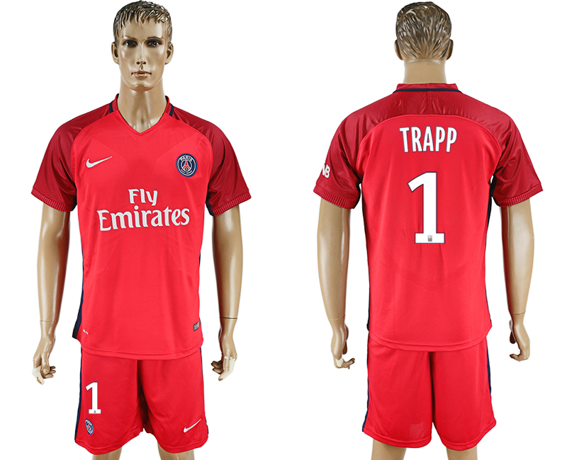 2016-17 Paris Saint-Germain 1 TRAPP Away Soccer Jersey
