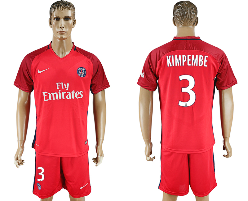 2016-17 Paris Saint-Germain 3 KIMPEMBE Away Soccer Jersey