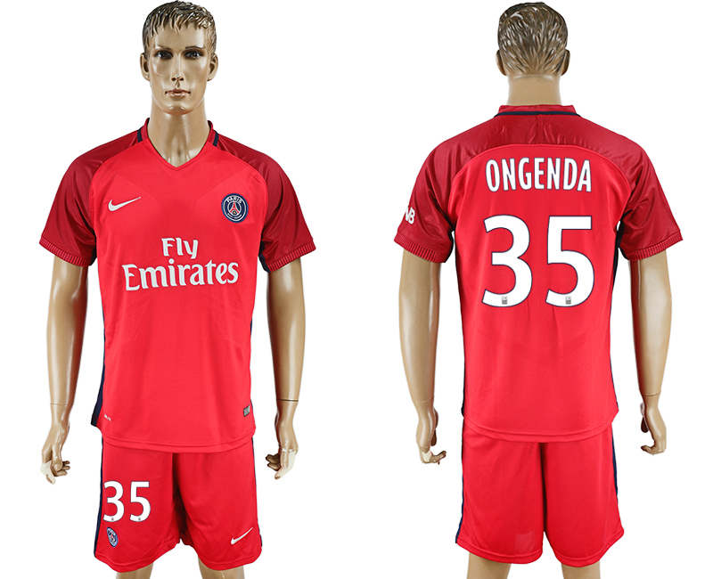 2016-17 Paris Saint-Germain 35 ONGENDA Away Soccer Jersey