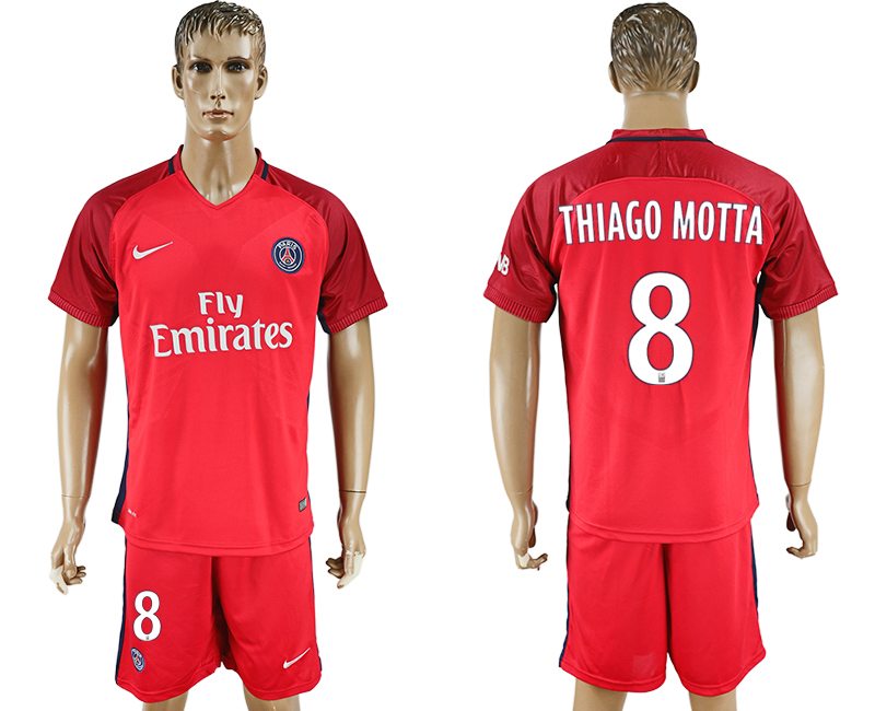 2016-17 Paris Saint-Germain 8 THIAGO MOTTA Away Soccer Jersey