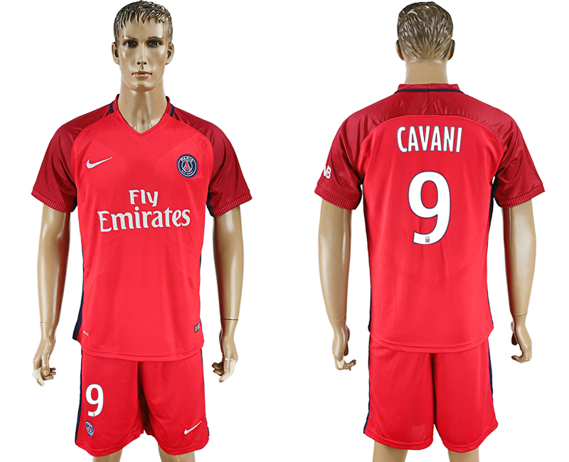 2016-17 Paris Saint-Germain 9 CAVANI Away Soccer Jersey