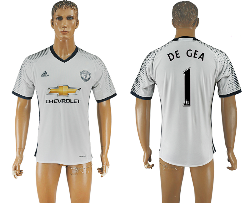 2016-17 Manchester United 1 DE GEA Third Away Thailand Soccer Jersey