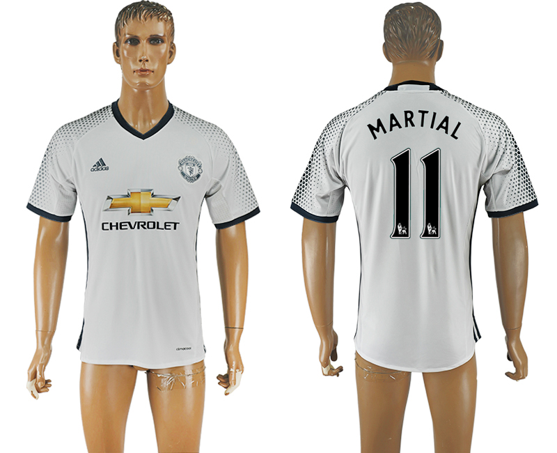 2016-17 Manchester United 11 MARTIAL Third Away Thailand Soccer Jersey