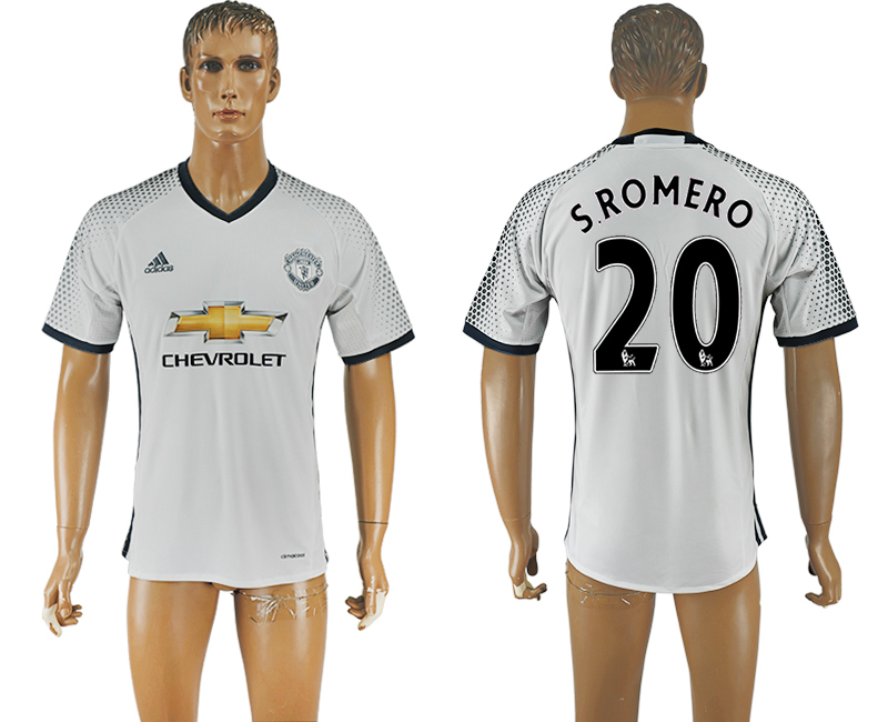 2016-17 Manchester United 20 S,REMERO Third Away Thailand Soccer Jersey