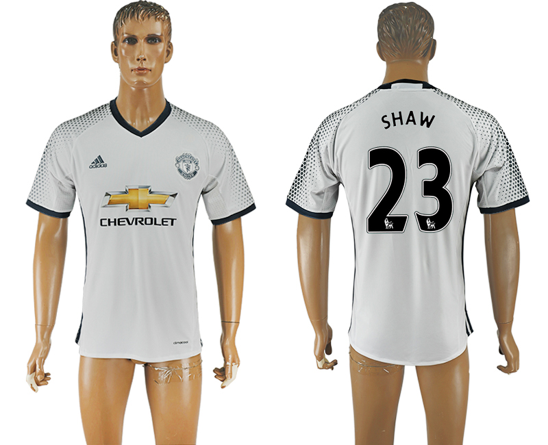 2016-17 Manchester United 23 SHAW Third Away Thailand Soccer Jersey