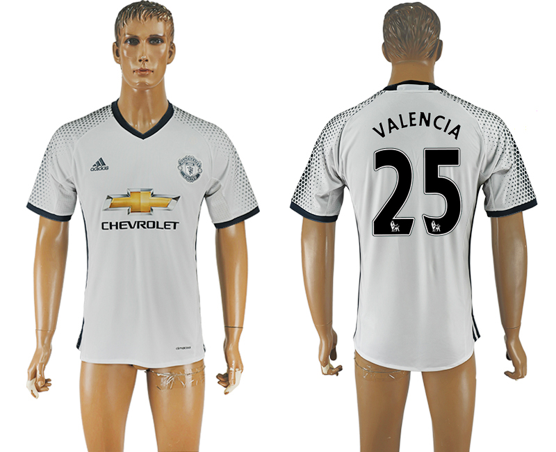 2016-17 Manchester United 25 VALENCIA Third Away Thailand Soccer Jersey