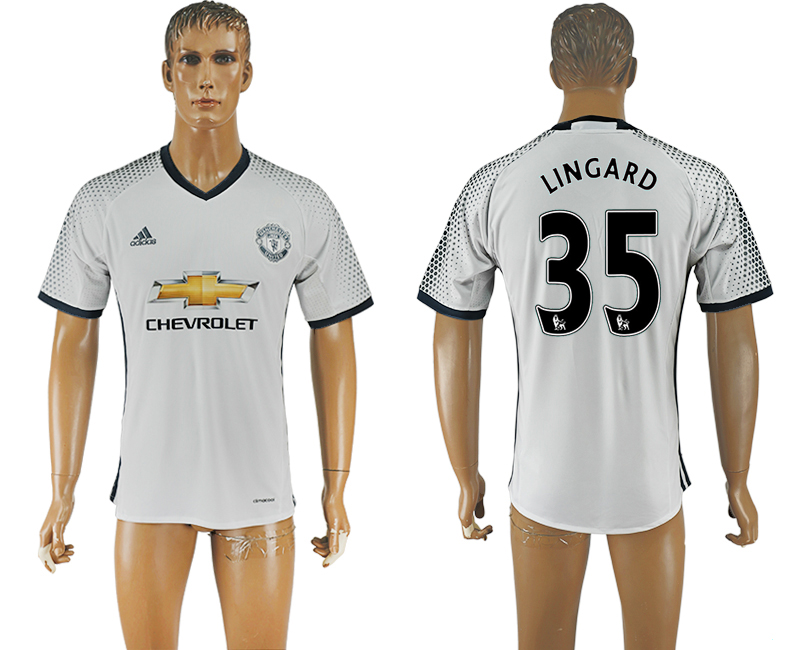 2016-17 Manchester United 35 LINGARD Third Away Thailand Soccer Jersey 2016-17 Manchester United 35 LINGARD Third Away Thailand Soccer Jersey