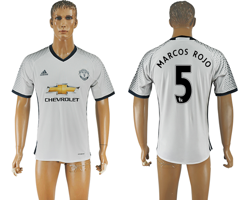 2016-17 Manchester United 5 MARCOS ROJO Third Away Thailand Soccer Jersey