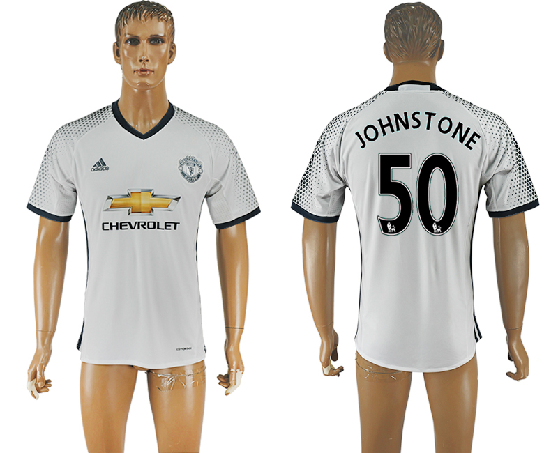 2016-17 Manchester United 50 JOHNSTONE Third Away Thailand Soccer Jersey