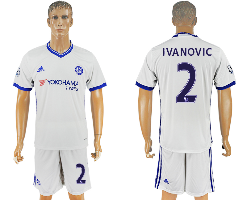 2016-17 Chelsea 2 IVANOVIC Third Away Soccer Jersey