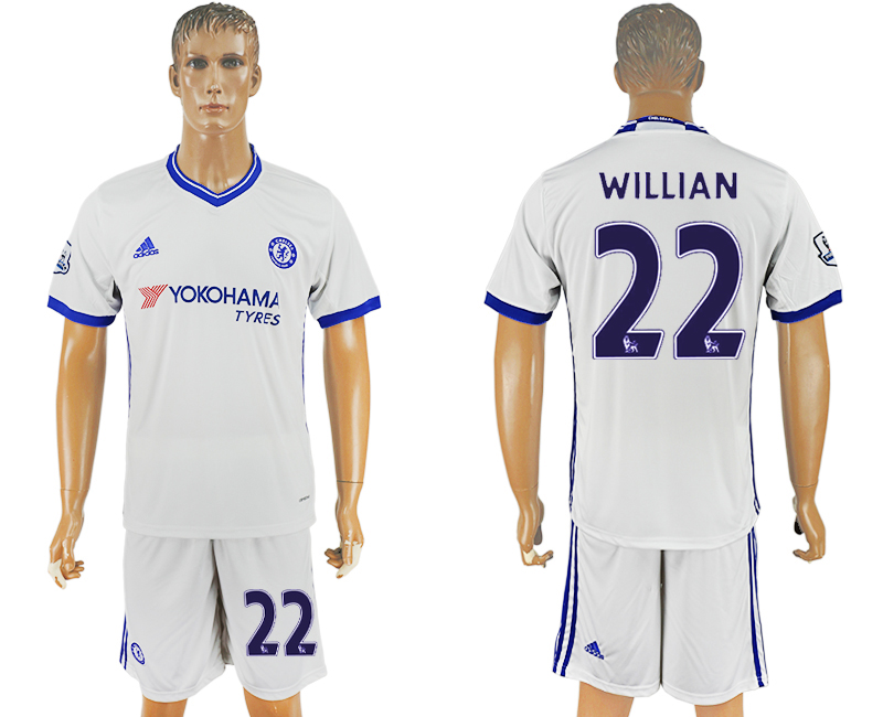 2016-17 Chelsea 22 WILLIAN Third Away Soccer Jersey