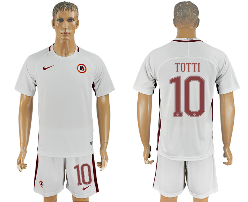 2016-17 Roma 10 TOTTI Away Soccer Jersey