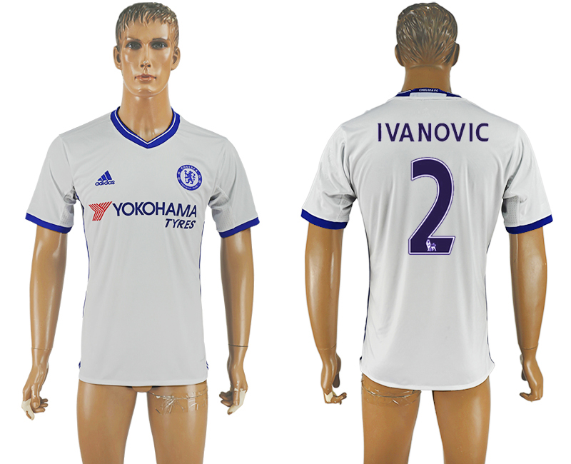 2016-17 Chelsea 2 IVANOVIC Third Away Thailand Soccer Jersey