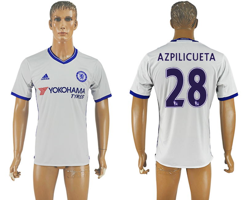 2016-17 Chelsea 28 AZPILICUETA Third Away Thailand Soccer Jersey 2016-17 Chelsea 28 AZPILICUETA Third Away Thailand Soccer Jersey