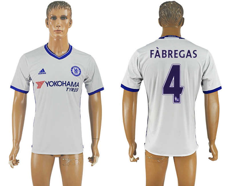 2016-17 Chelsea 4 FABREGAS Third Away Thailand Soccer Jersey