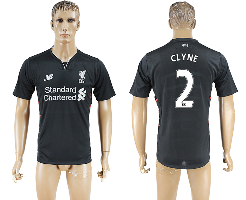 2016-17 Liverpool 2 CLYNE Away Thailand Soccer Jersey