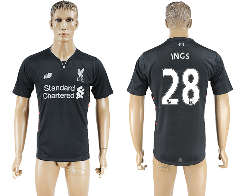 2016-17 Liverpool 28 INGS Away Thailand Soccer Jersey