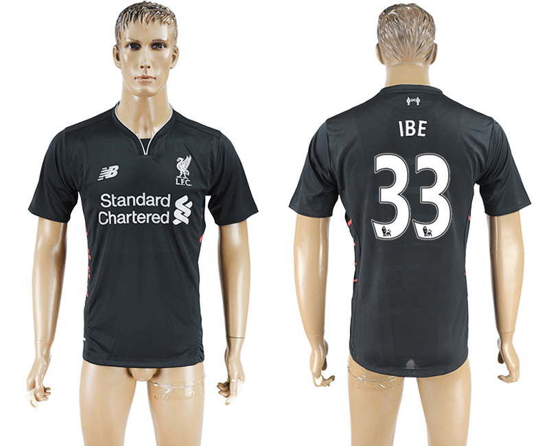 2016-17 Liverpool 33 IBE Away Thailand Soccer Jersey