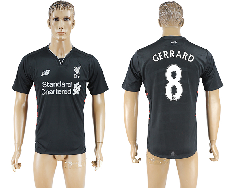 2016-17 Liverpool 8 GERRARD Away Thailand Soccer Jersey