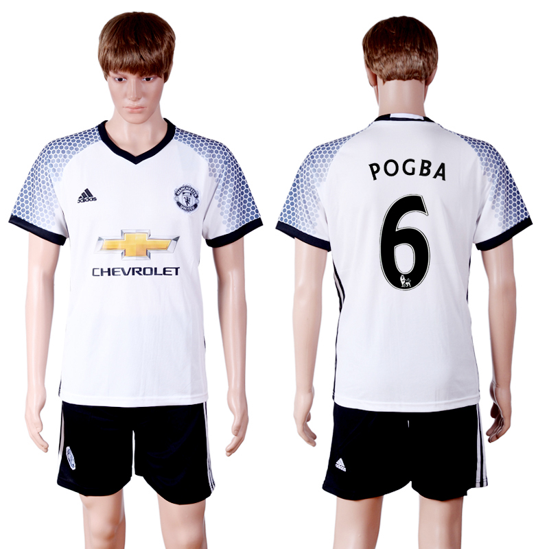 2016-17 Manchester United 6 POGBA Third Away Soccer Jersey