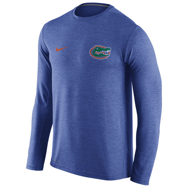 Florida Gators Nike Stadium Dri-Fit Touch Long Sleeve T-Shirt Royal