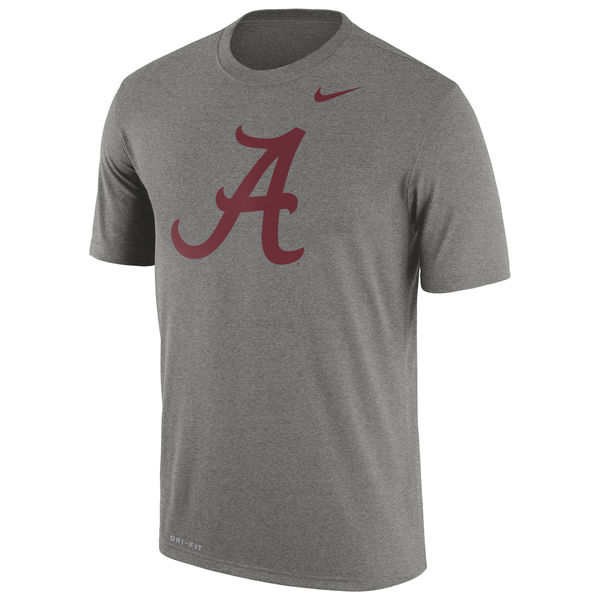 Alabama Crimson Tide Nike Logo Legend Dri-Fit Performance T-Shirt Dark Gray