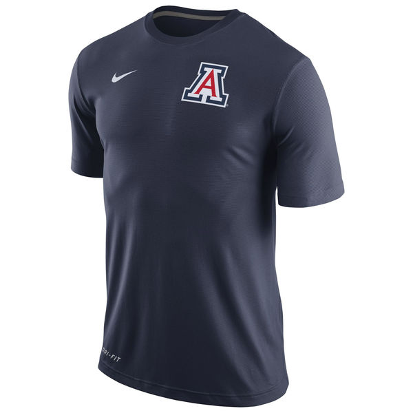 Arizona Wildcats Nike Stadium Dri-Fit Touch T-Shirt Navy