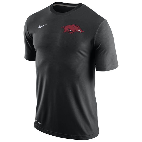 Arkansas Razorbacks Nike Stadium Dri-Fit Touch T-Shirt Black