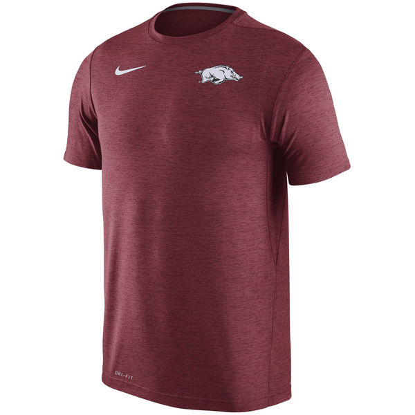 Arkansas Razorbacks Nike Stadium Dri-Fit Touch T-Shirt Crimson