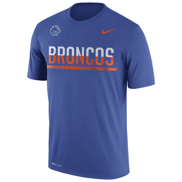 Boise State Broncos Nike 2016 Staff Sideline Dri-Fit Legend T-Shirt Royal