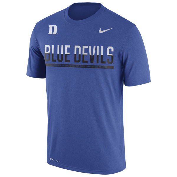 Duke Blue Devils Nike 2016 Staff Sideline Dri-Fit Legend T-Shirt Royal