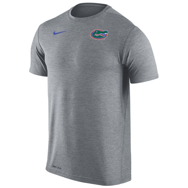 Florida Gators Nike Stadium Dri-Fit Touch T-Shirt Heather Gray